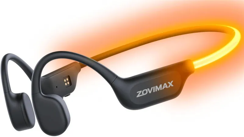 ZOVIMAX X500 Headphones with LED Safety Light